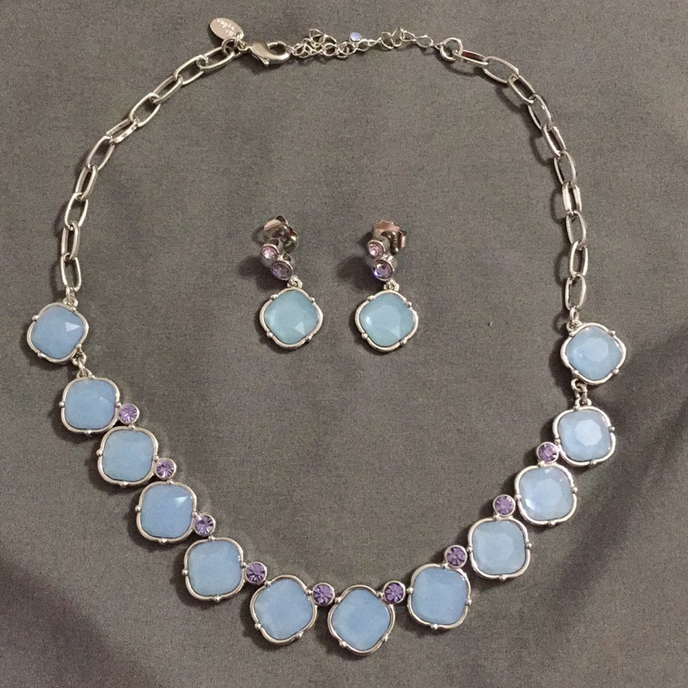 Lia Sophia necklace and earring set